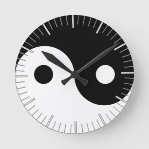 Yin and Yang Clock