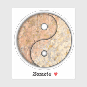 Yin and Yang  Custom-Cut Vinyl Sticker