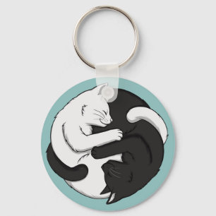 Yin And Yang Keychain