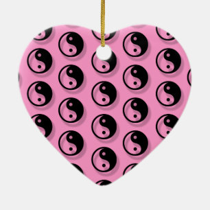 Yin And Yang Pattern Ceramic Ornament