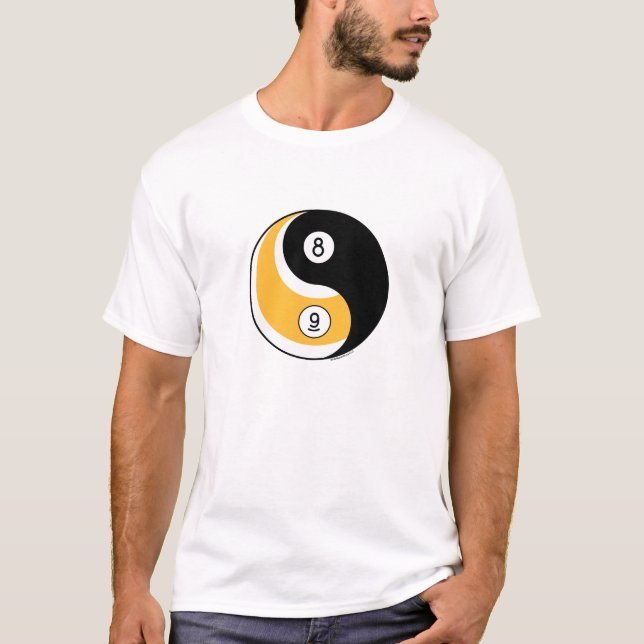 Yin and Yang Pool T-Shirt (Front)