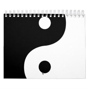 Yin and Yang Sides Calendar