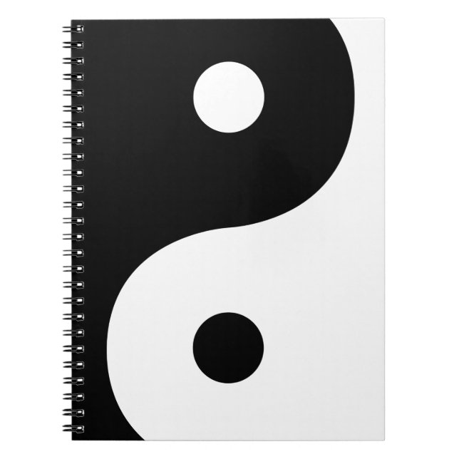 Yin and Yang Sides Notebook (Front)