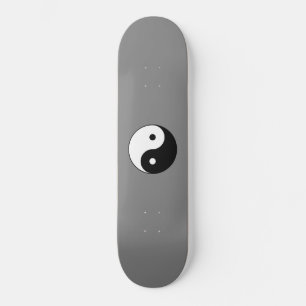 Yin and Yang Symbol (Chinese Taoist Taijitu) Skateboard