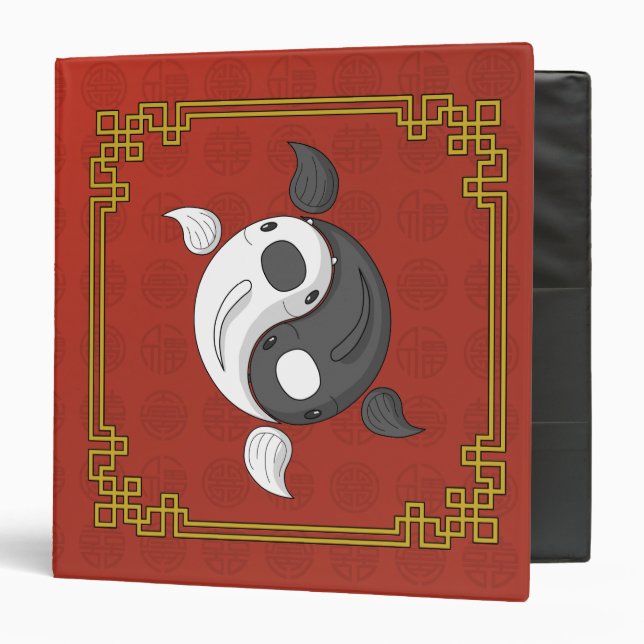 Yin and Yang the Koi Binder (Front/Inside)