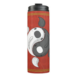 Yin and Yang the Koi Thermal Tumbler