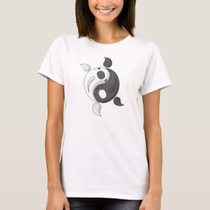 Yin and Yang the Koi Women's Light Shirt