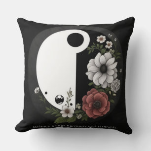 Yin and Yang Throw Pillow