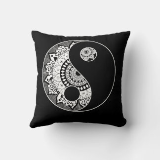Yin and Yang Throw Pillow