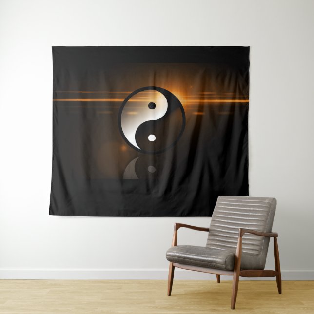 Yin and Yang Wall Tapestry (In Situ (Horizontal))