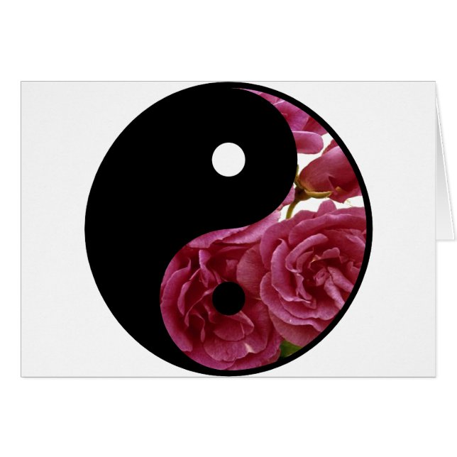 Yin et Yang floraux (Devant horizontal)