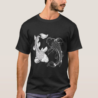 Yin Et Yang Japonais Koi Fish T-Shirt