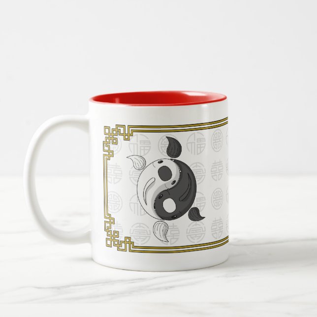 Yin et Yang le Koi Mug (Gauche)