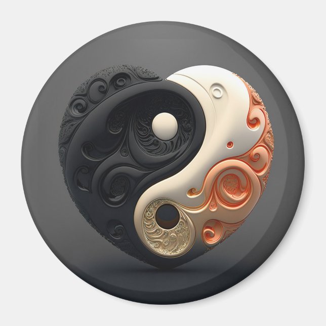 Yin et yang Magnet (Devant)