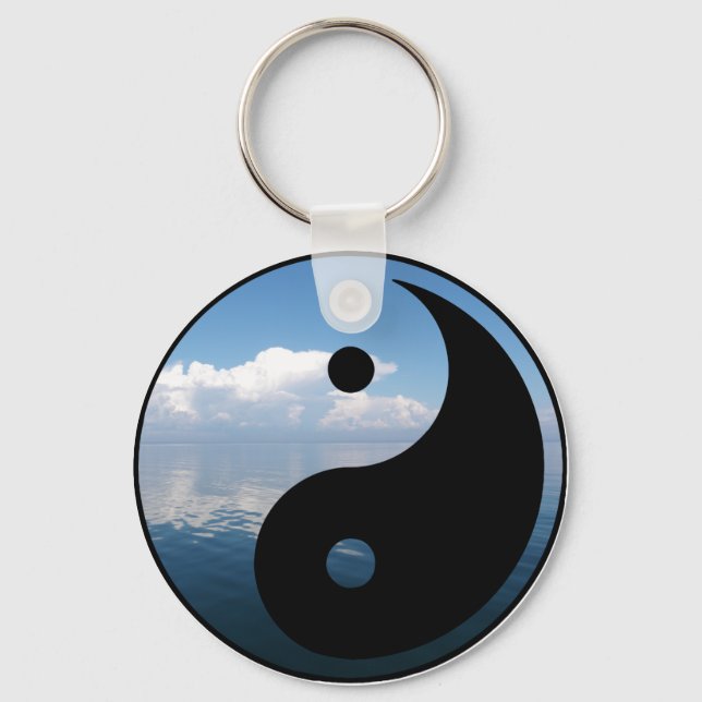 yin yang-1 keychain (Front)