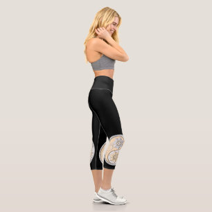 Yin Yang 2 Capri Leggings