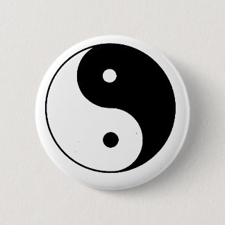 Yin__Yang 2 Inch Round Button