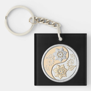 Yin Yang 2 Keychain