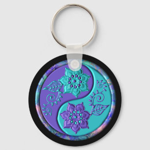 Yin Yang 5 Keychain
