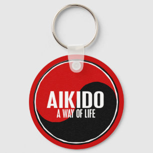 Yin Yang Aikido 1 Keychain