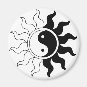 Yin yang aimant solaire