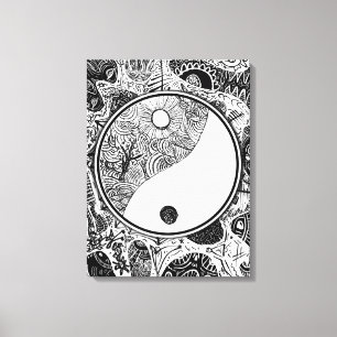 Yin Yang alternative #1 Canvas Print