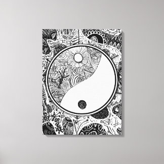 Yin Yang alternative #1 Canvas Print