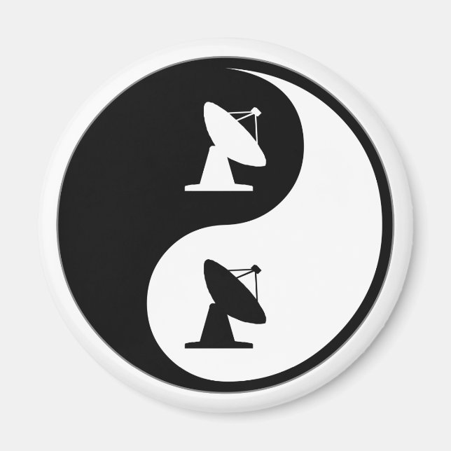 Yin Yang Astrophysics Magnet (Front)