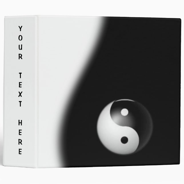 Yin-Yang Avery Binder (Front/Spine)