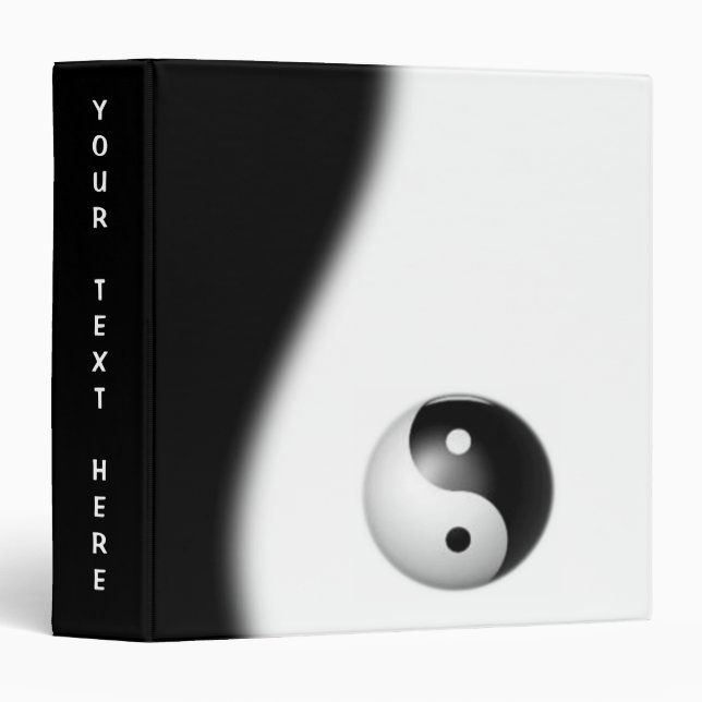 Yin-Yang Avery Binder (Front/Spine)