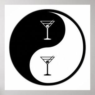 Yin Yang Bartending Poster