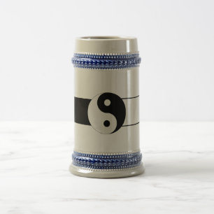 Yin yang beer stein