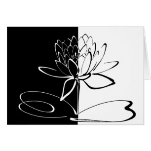 Yin Yang Black Lotus Blossom