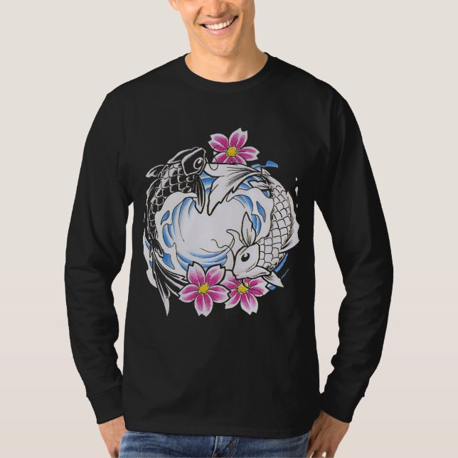 Yin Yang Black T-Shirt (Front)