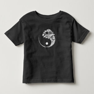 Yin Yang Bonsai Tree Japanese Buddhist Zen Toddler T-shirt