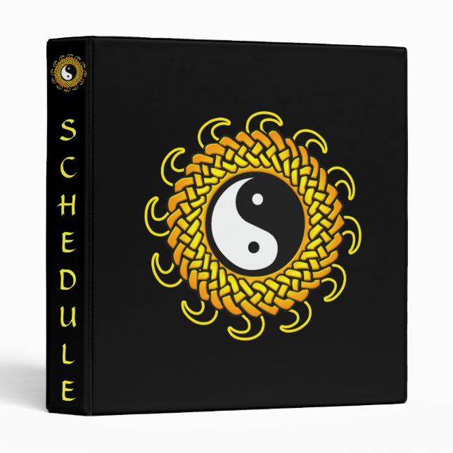 Yin Yang Braided Sun Binder (Front/Spine)