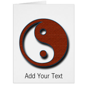 Yin Yang by Shirley Taylor Greeting Card