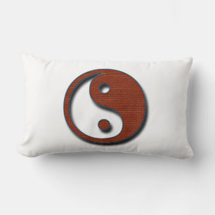 Yin Yang by Shirley Taylor Lumbar Pillow