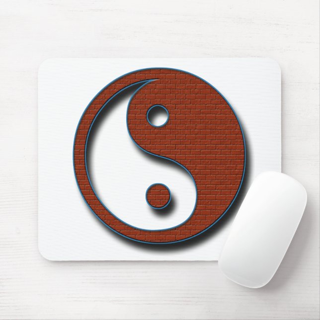 Yin Yang by Shirley Taylor Mouse Pad (With Mouse)