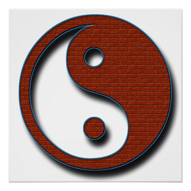 Yin Yang by Shirley Taylor Poster (Front)