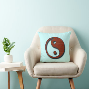 Yin Yang by Shirley Taylor Throw Pillow
