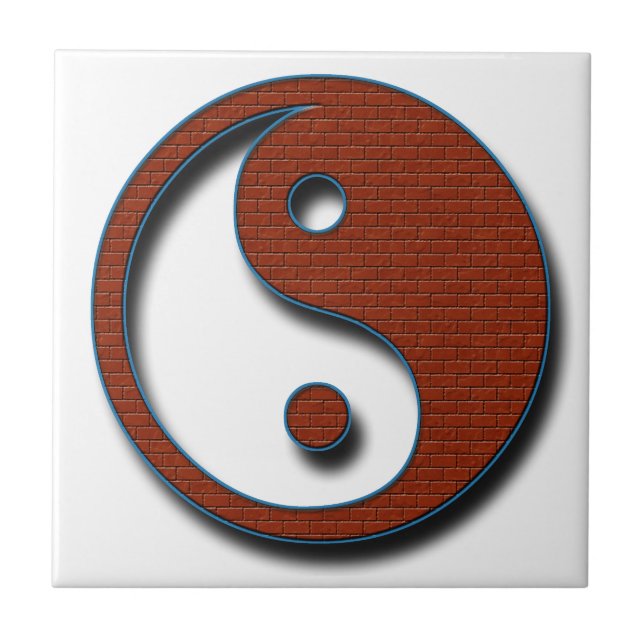 Yin Yang by Shirley Taylor Tile (Front)
