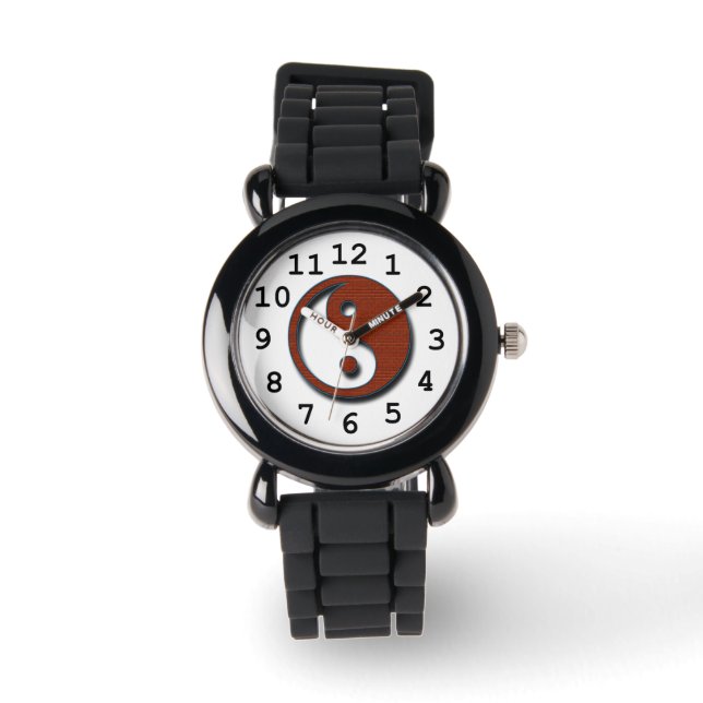 Yin Yang by Shirley Taylor Watch (Front)