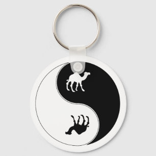 Yin Yang Camel Keychain