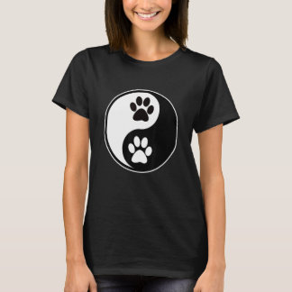 Yin Yang Cat Paw for Women and Men - Yin Yang T-Shirt