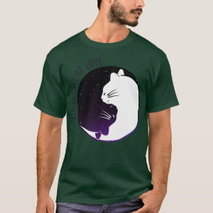 Yin Yang Cat T-Shirt