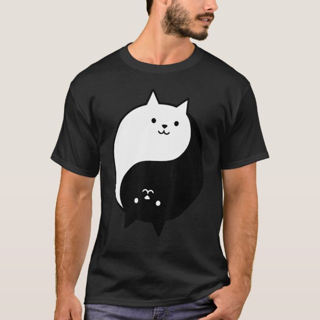 Yin Yang Cats  1 T-Shirt (Front)
