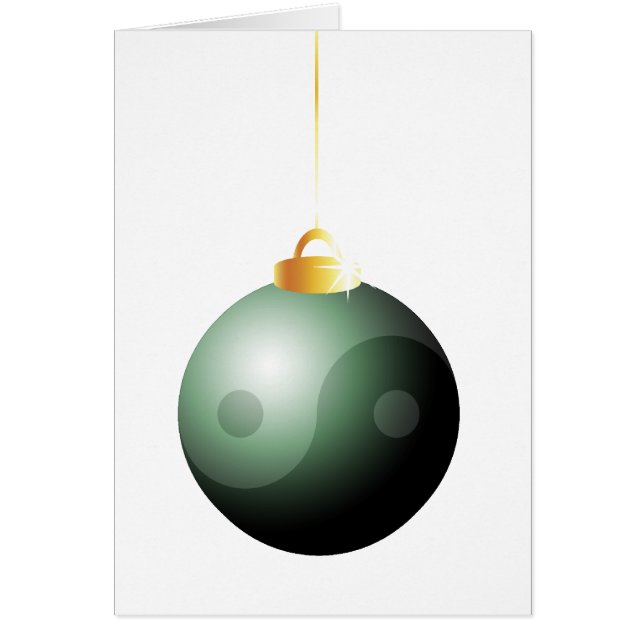 Yin Yang Christmas Ball (Front)