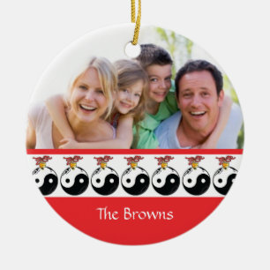 Yin & Yang Christmas Ornament