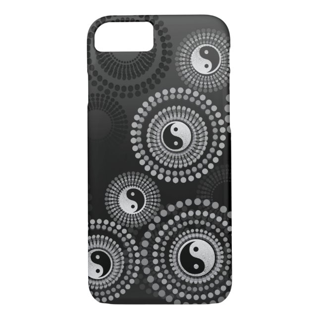 Yin Yang Circles of Balance iPhone 7 Case (Back)